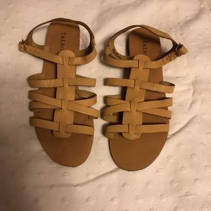 Talbots Tan Leather Sandals